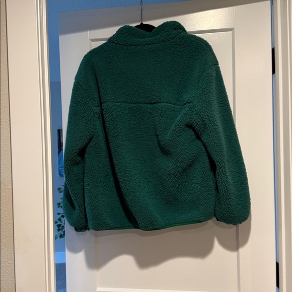 Love Tree Green Sherpa Jacket - Picture 3 of 3